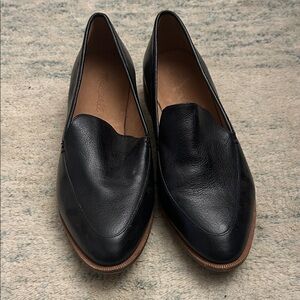 Madewell Black Leather Loafers